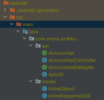 openapi server side code