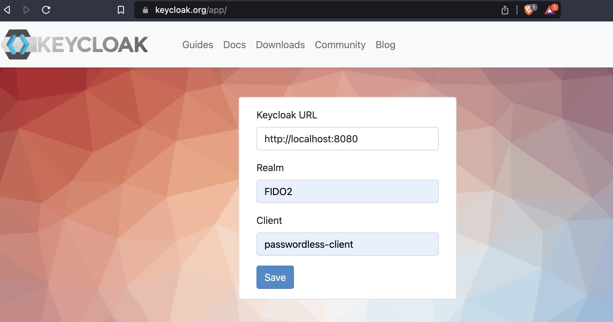 Keycloak Login